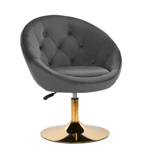 4Rico Swivel Chair QS-BL12B Grey