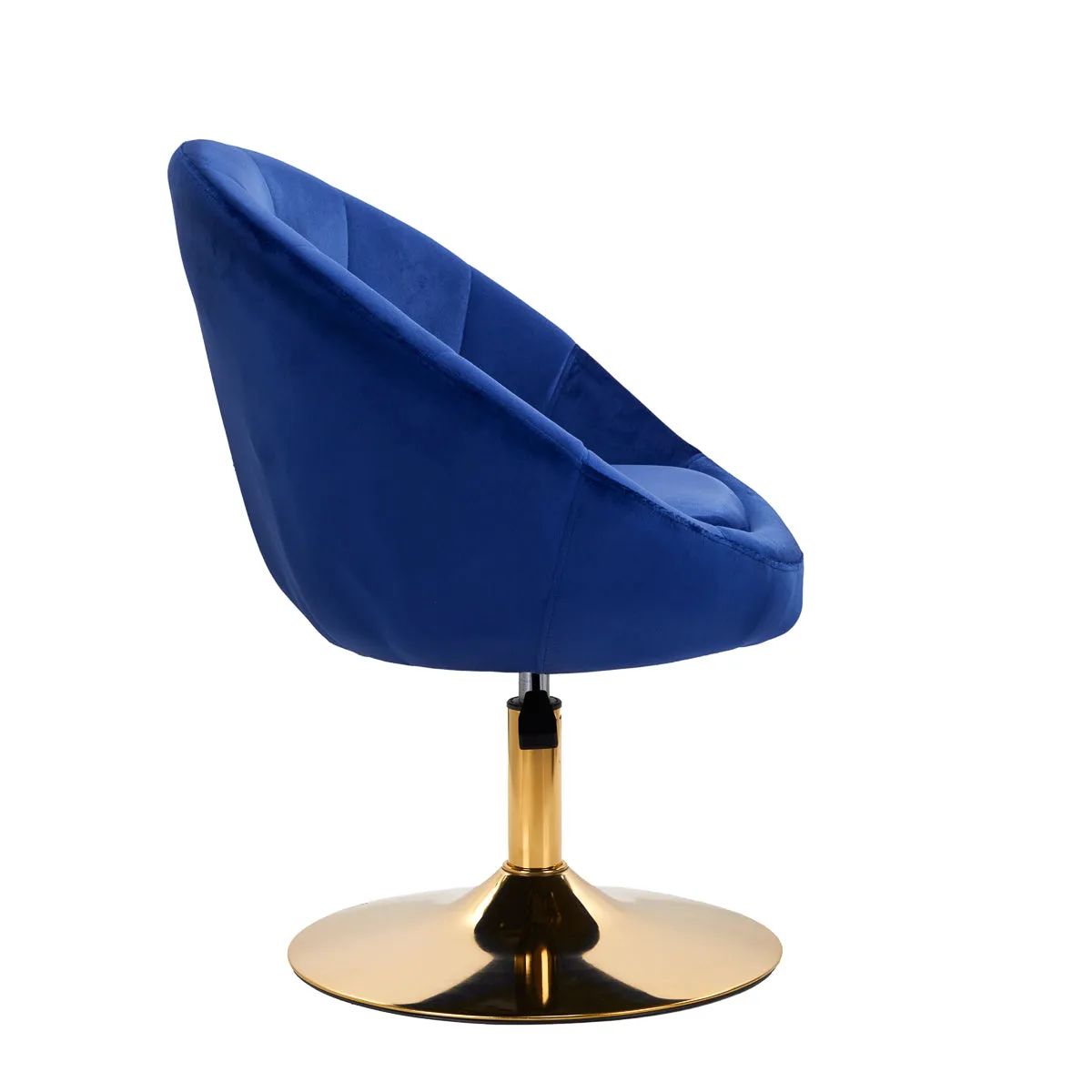 4Rico Swivel Chair QS-BL12B Navy Blue