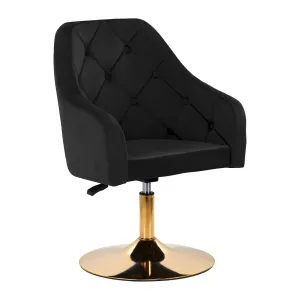 4Rico Swivel Chair QS-BL14G Black