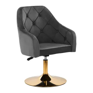 4Rico Swivel Chair QS-BL14G Grey
