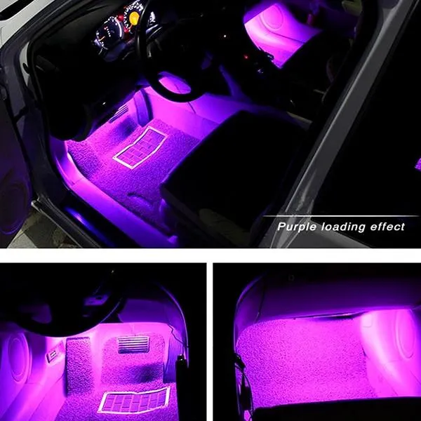 5 Pack: Atmospheric RGB Car Interior Lighting System
