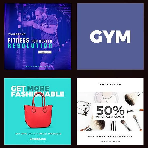 50 - Multipurpose Promotion Instagram Banners