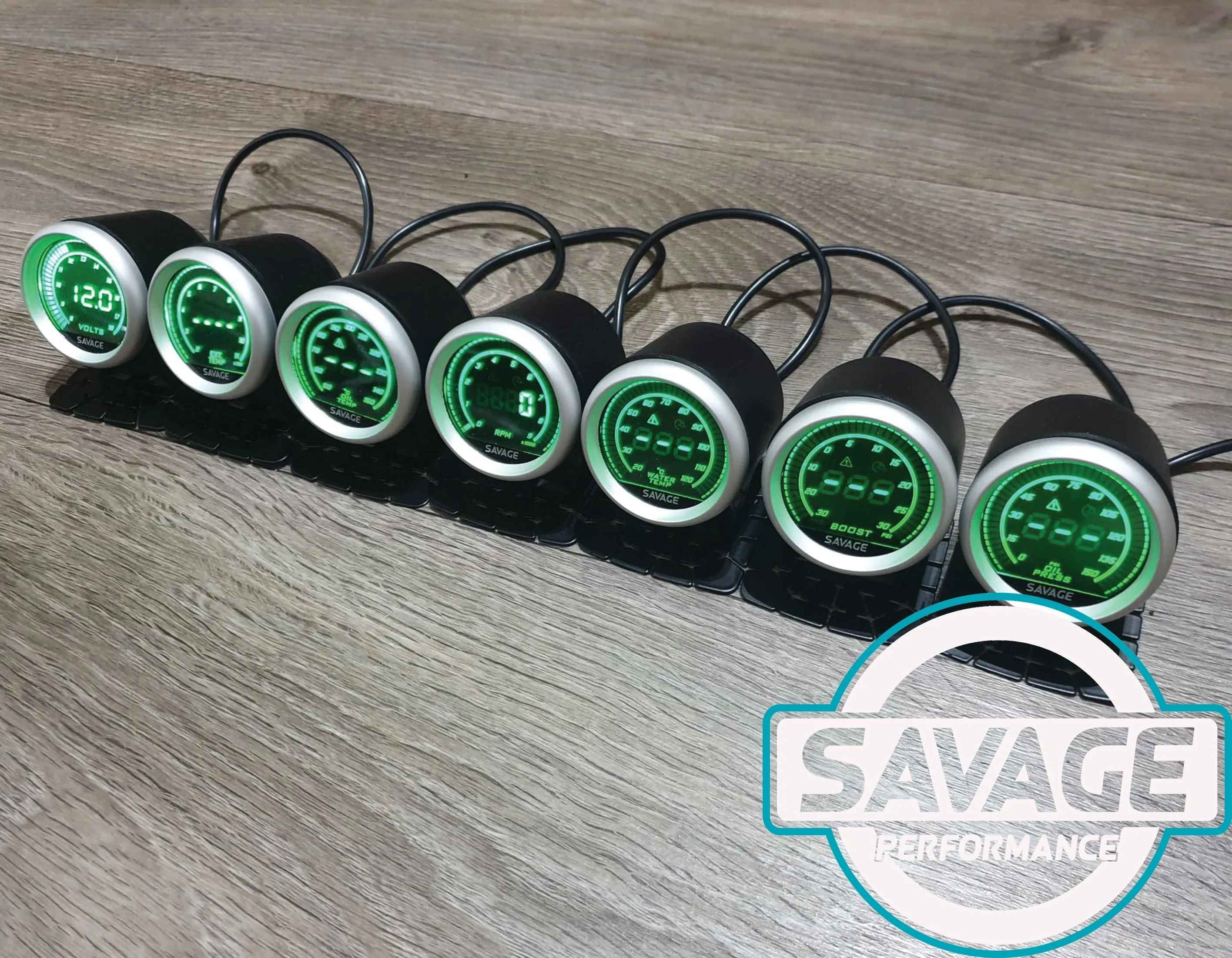 52mm Digital Savage 60 PSI Diesel Boost Gauge PSI 7 Colours *Savage Performance*