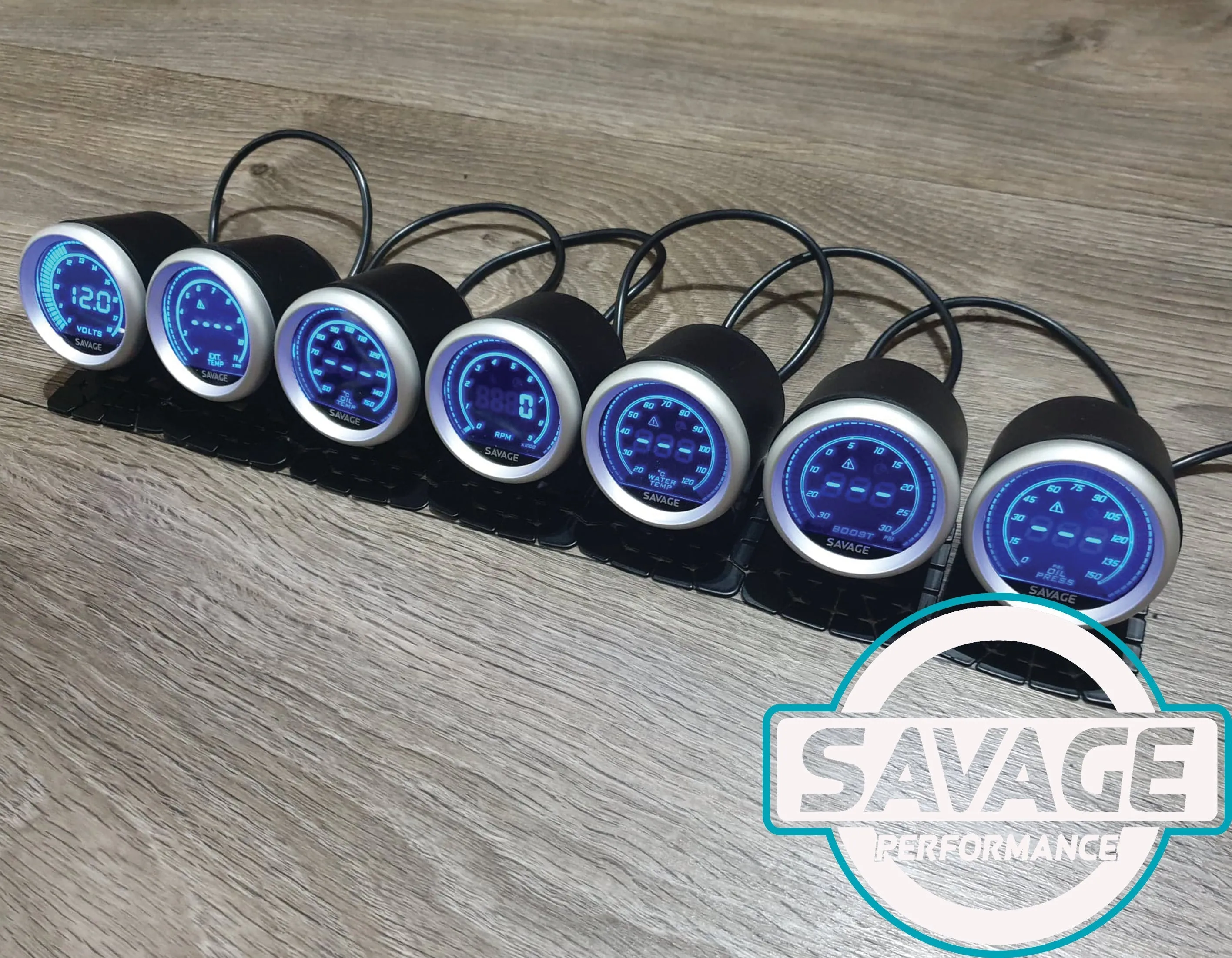 52mm Digital Savage 60 PSI Diesel Boost Gauge PSI 7 Colours *Savage Performance*