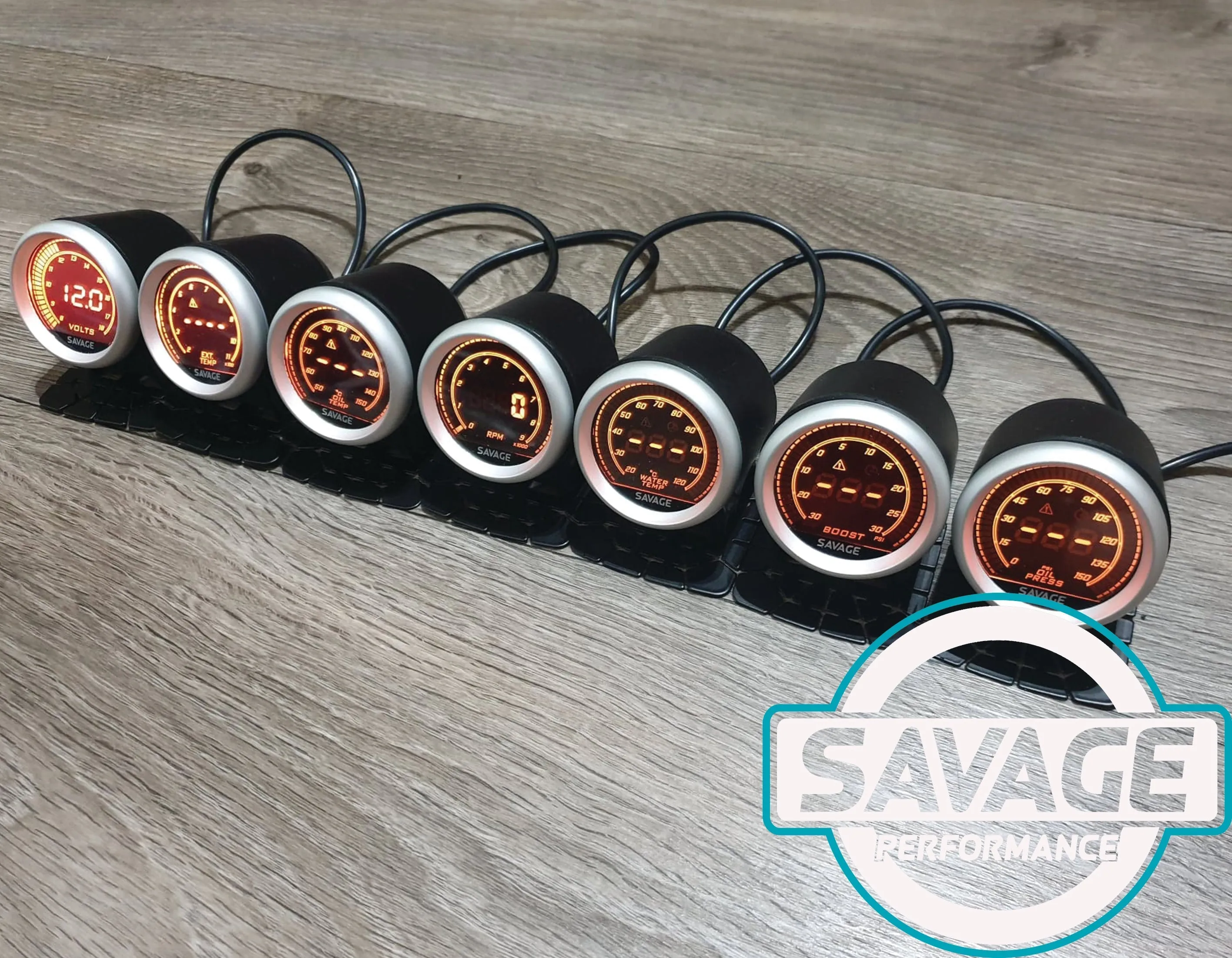 52mm Digital Savage 60 PSI Diesel Boost Gauge PSI 7 Colours *Savage Performance*