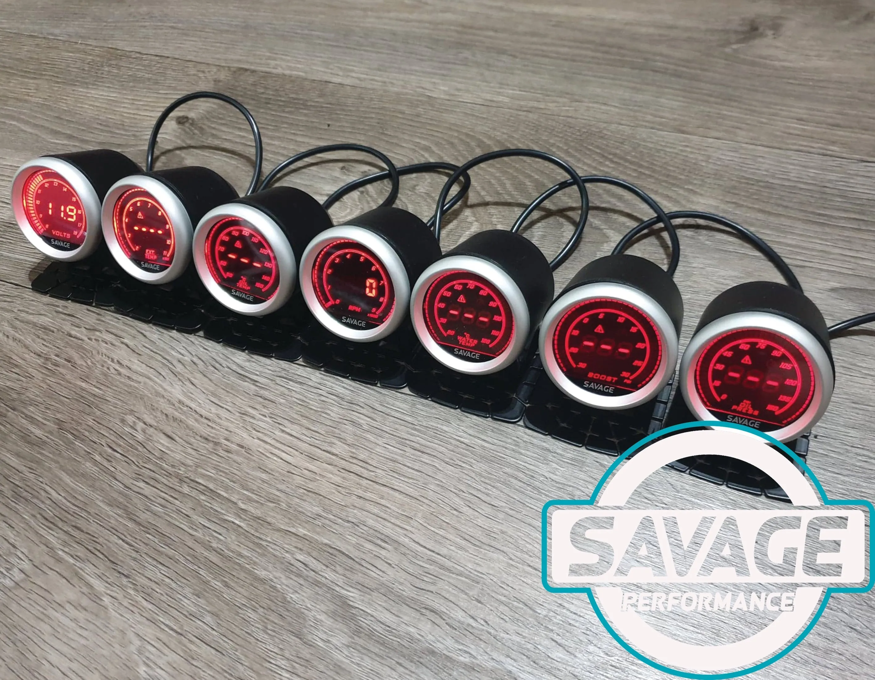52mm Digital Savage 60 PSI Diesel Boost Gauge PSI 7 Colours *Savage Performance*