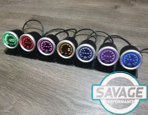 52mm Digital Savage 60 PSI Diesel Boost Gauge PSI 7 Colours