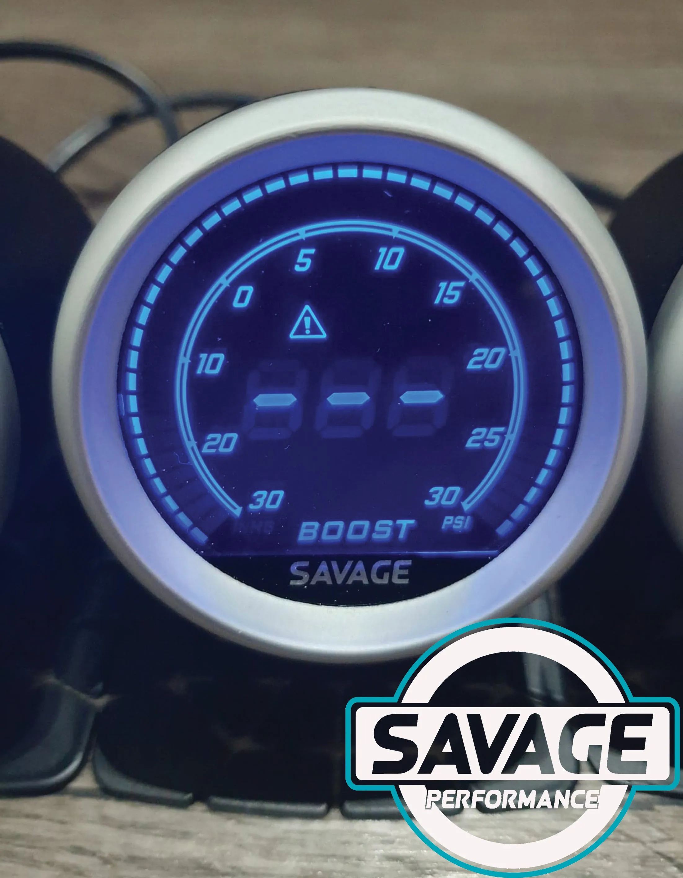 52mm Digital Savage Boost Gauge PSI 7 Colours *Savage Performance*