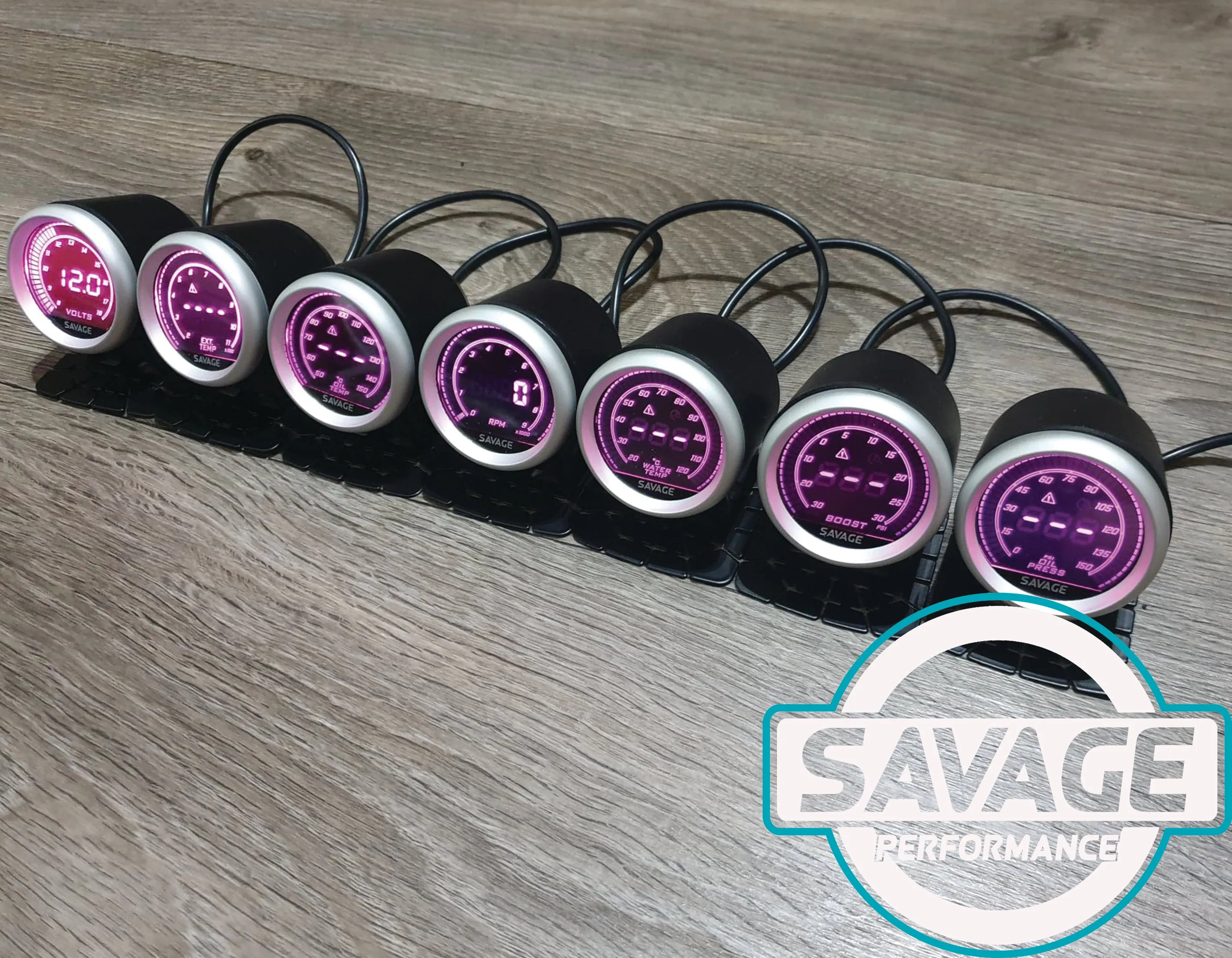 52mm Digital Savage Boost Gauge PSI 7 Colours *Savage Performance*