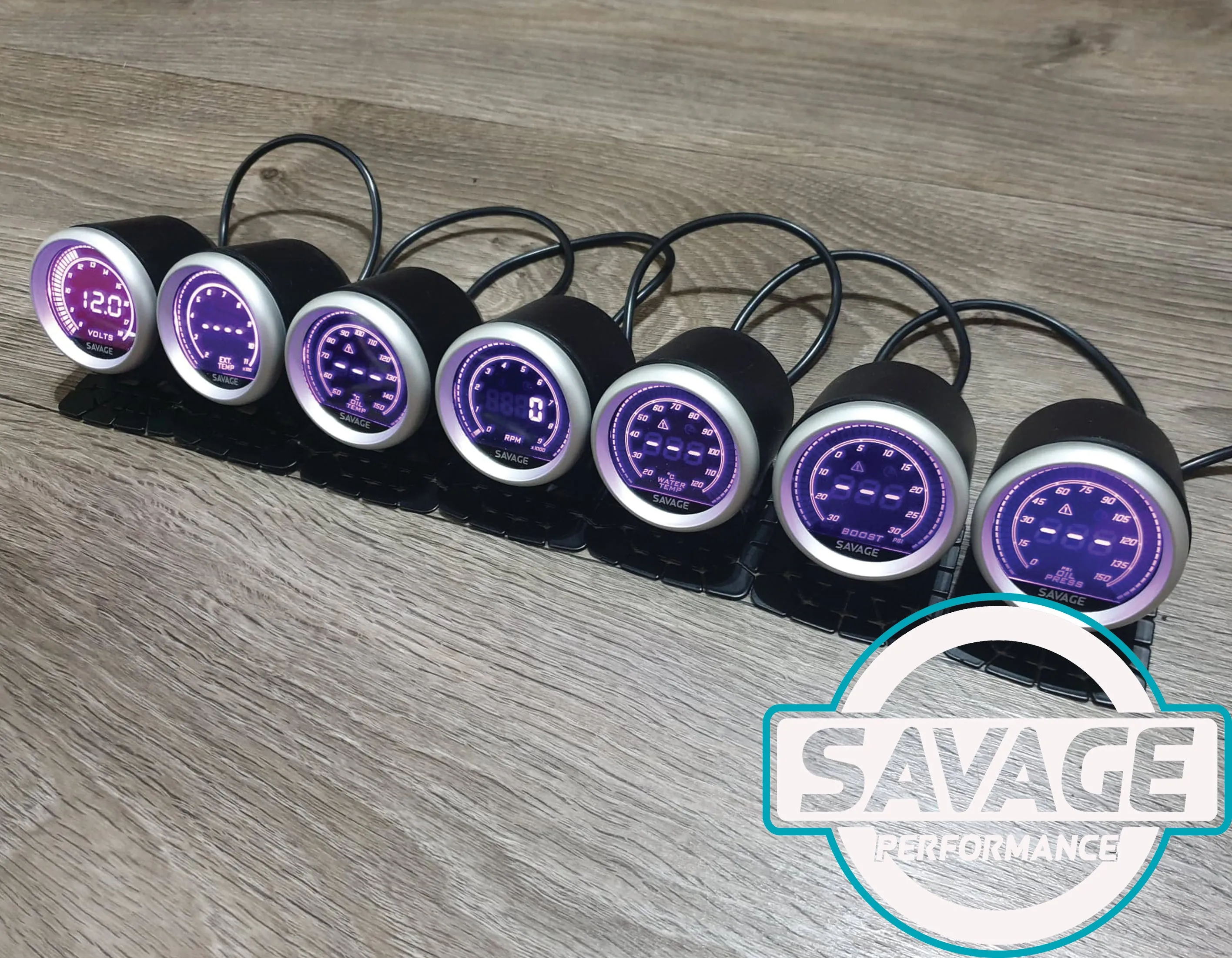 52mm Digital Savage Boost Gauge PSI 7 Colours *Savage Performance*