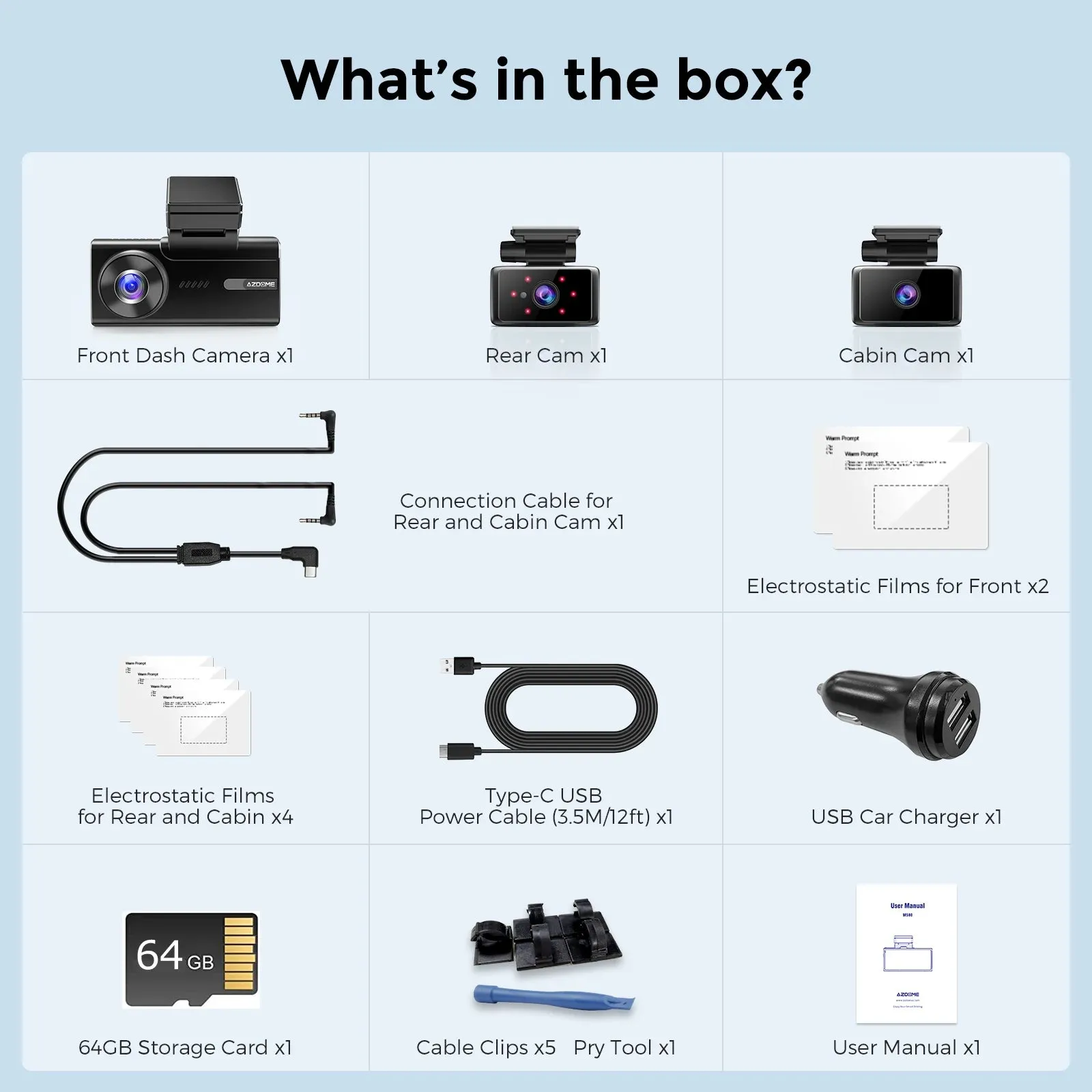 5K Dash Cam with GPS - WiFi & 24h Parking Monitor