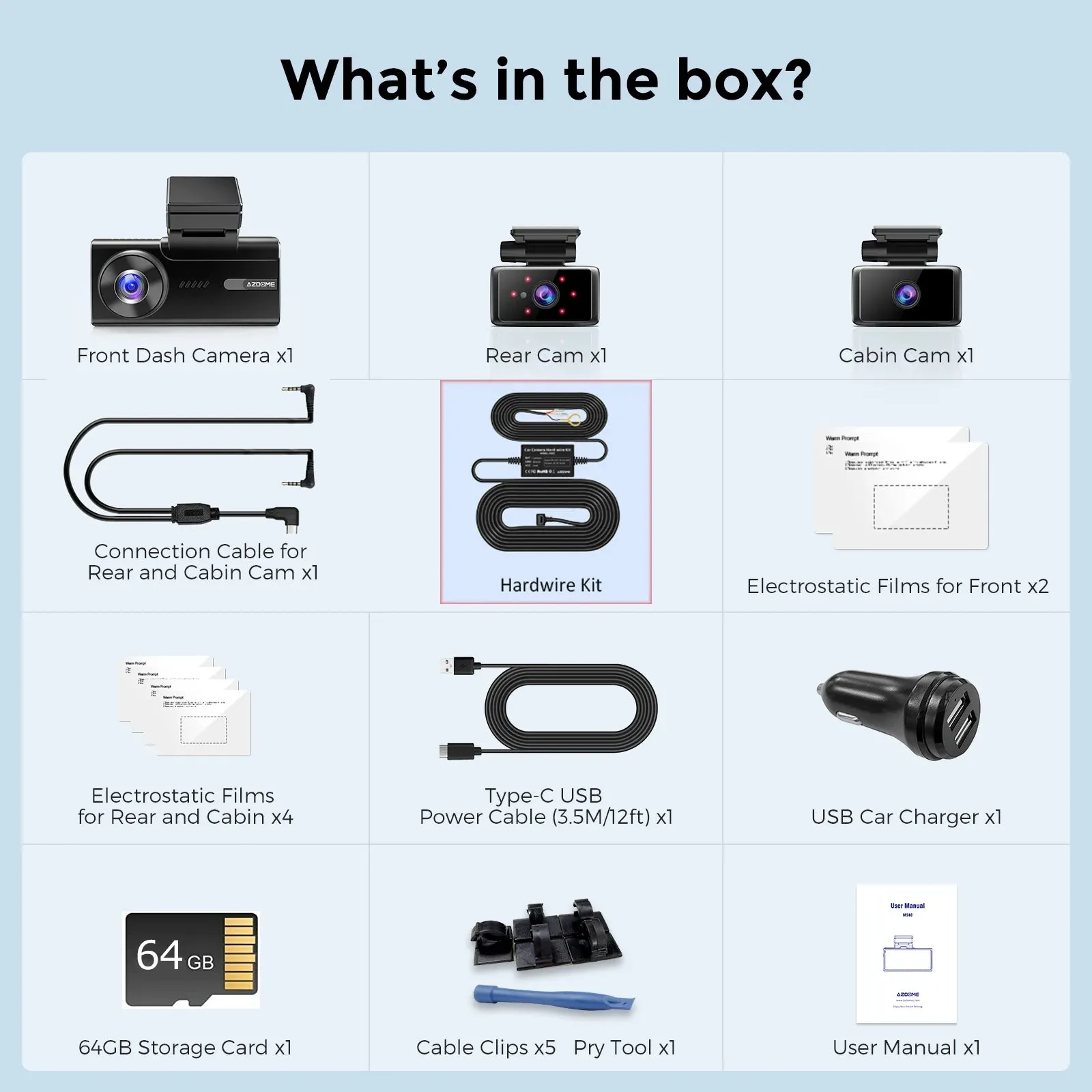 5K Dash Cam with GPS - WiFi & 24h Parking Monitor