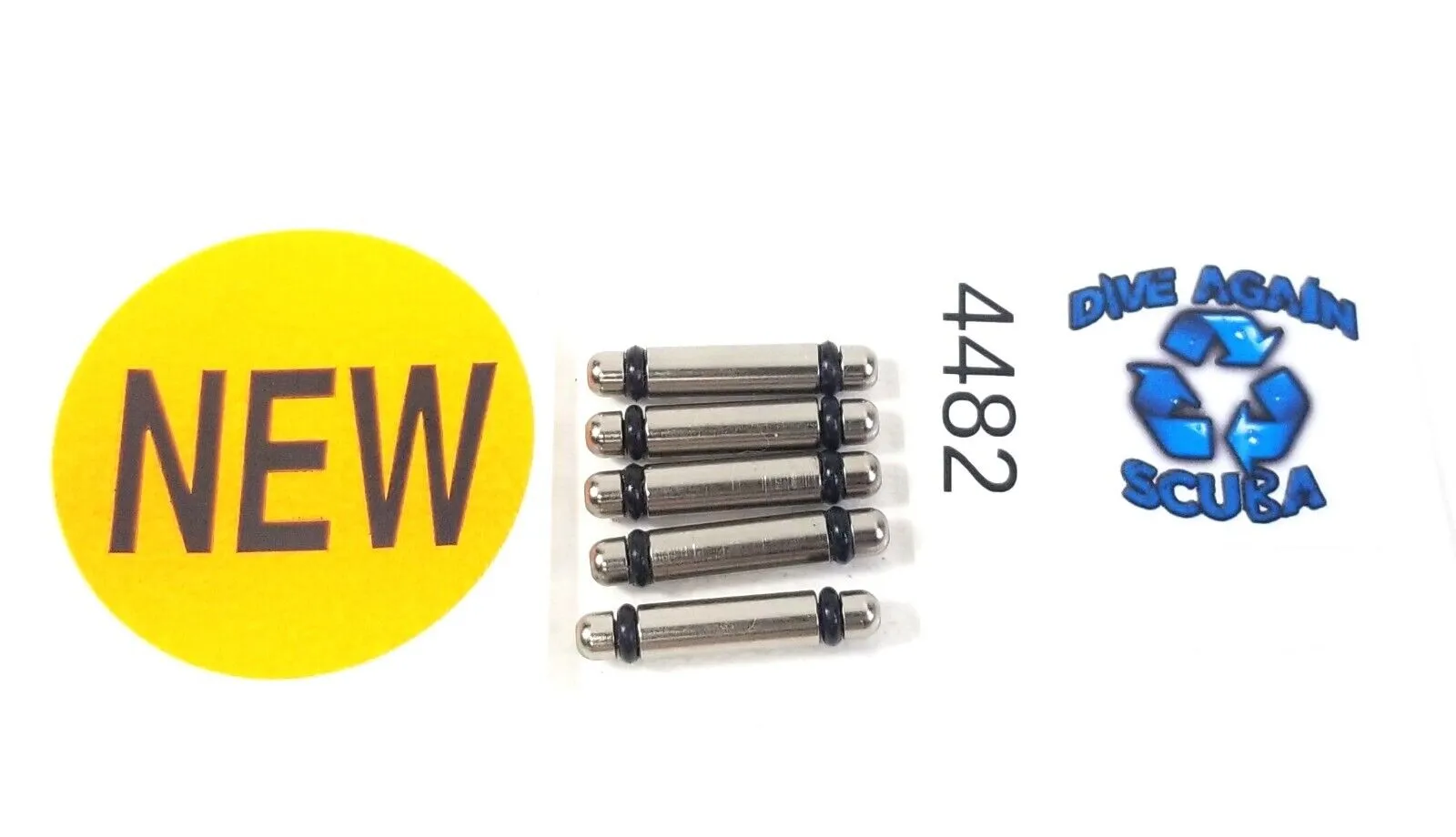 5x Scuba Dive High Pressure HP Swivel Air Spool Round End Pressure Gauge Hose