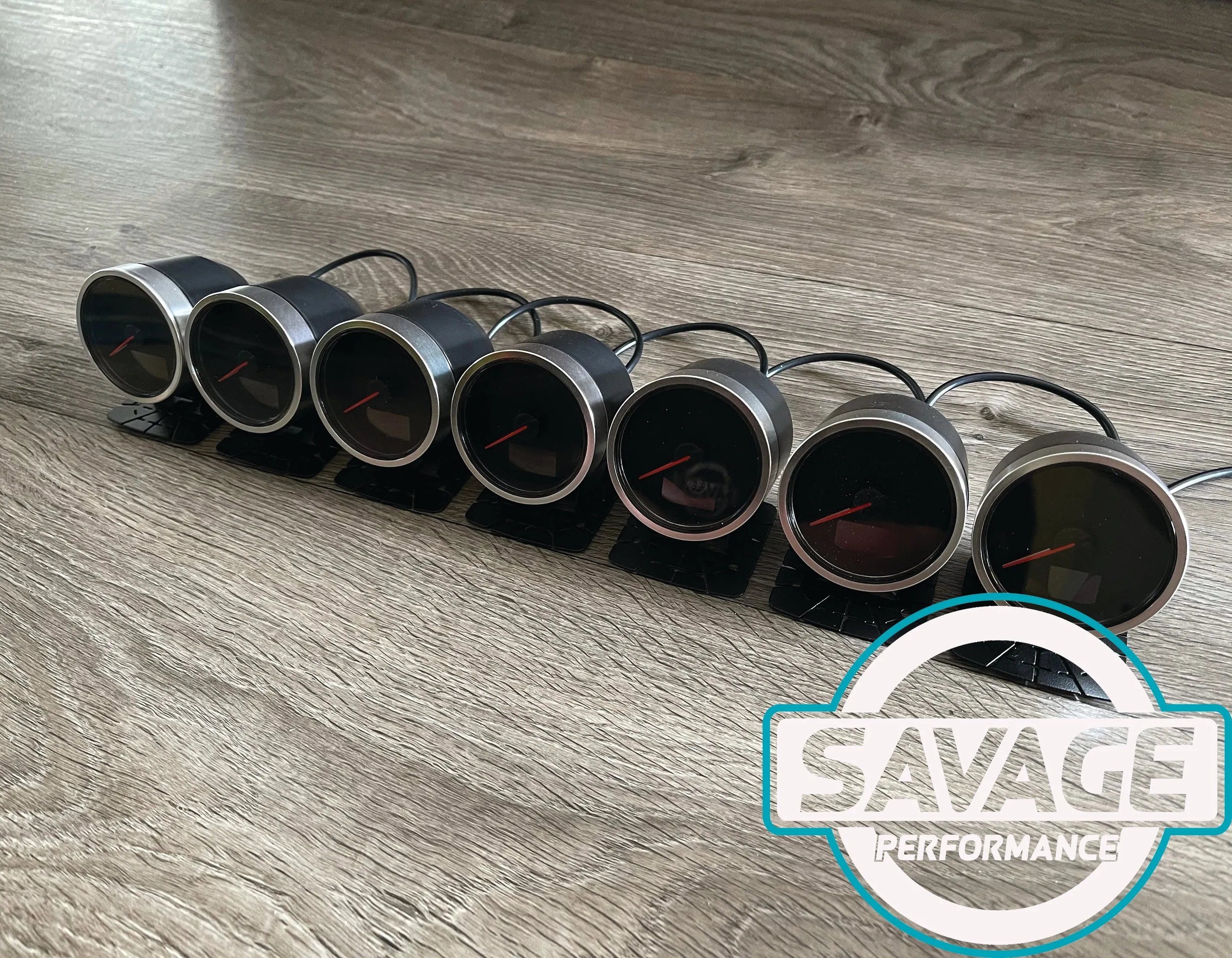60mm Savage DUAL Display Boost Gauge PSI 7 Colours *Savage Performance*