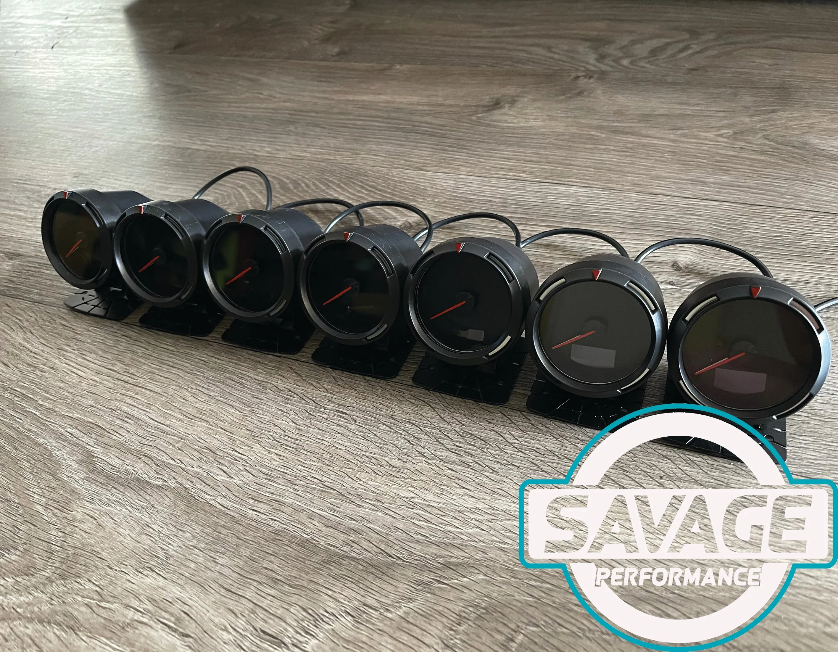 60mm Savage DUAL Display Boost Gauge PSI 7 Colours *Savage Performance*