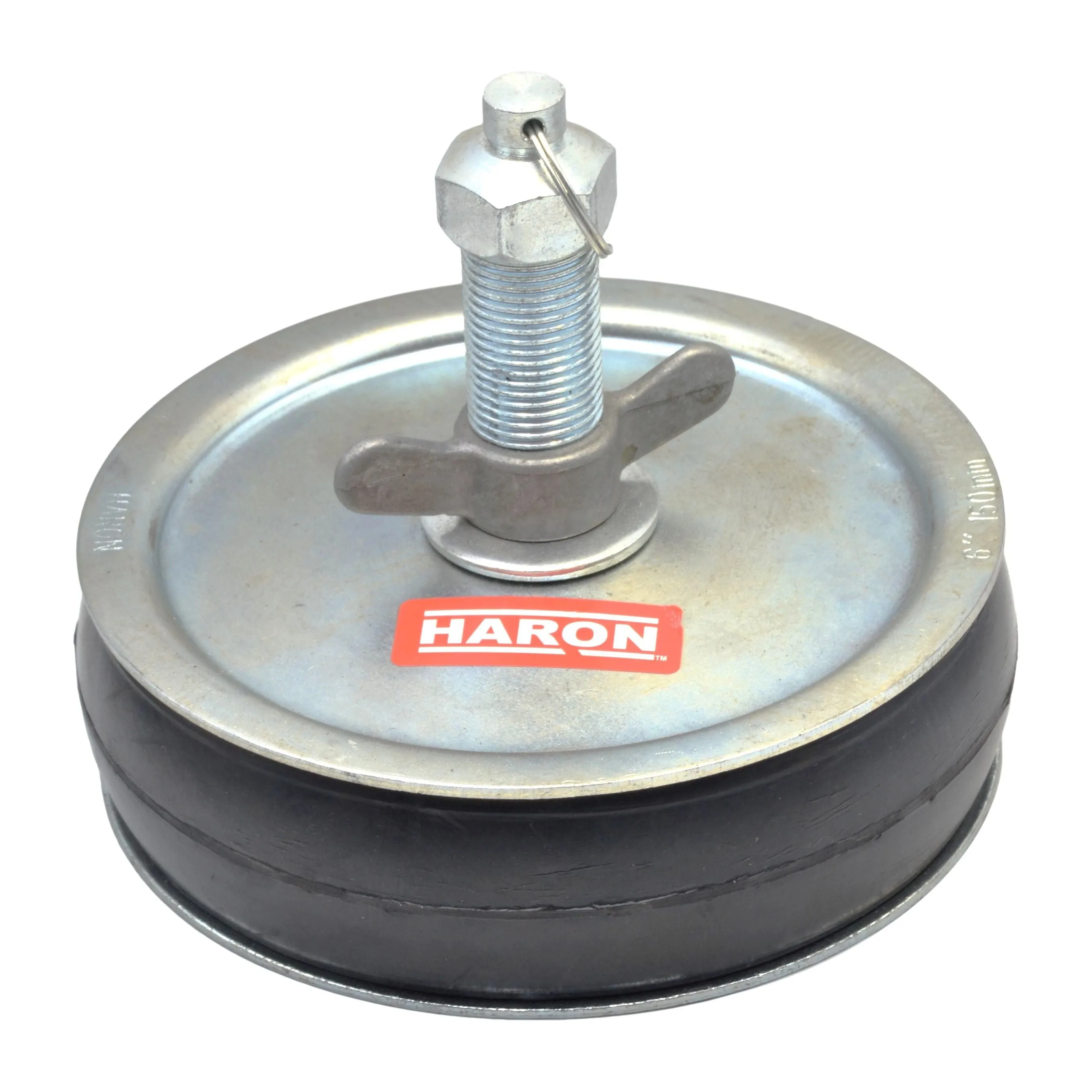 6" 150mm Steel Expanding Plug with 1/2" Bypass 140-165mm Range