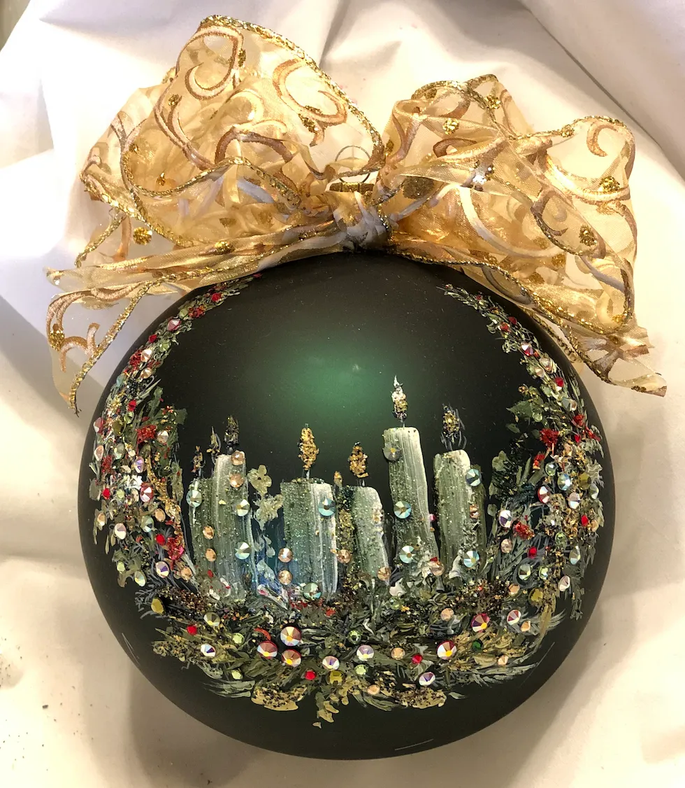 6" GREEN CANDLE COLLECTION