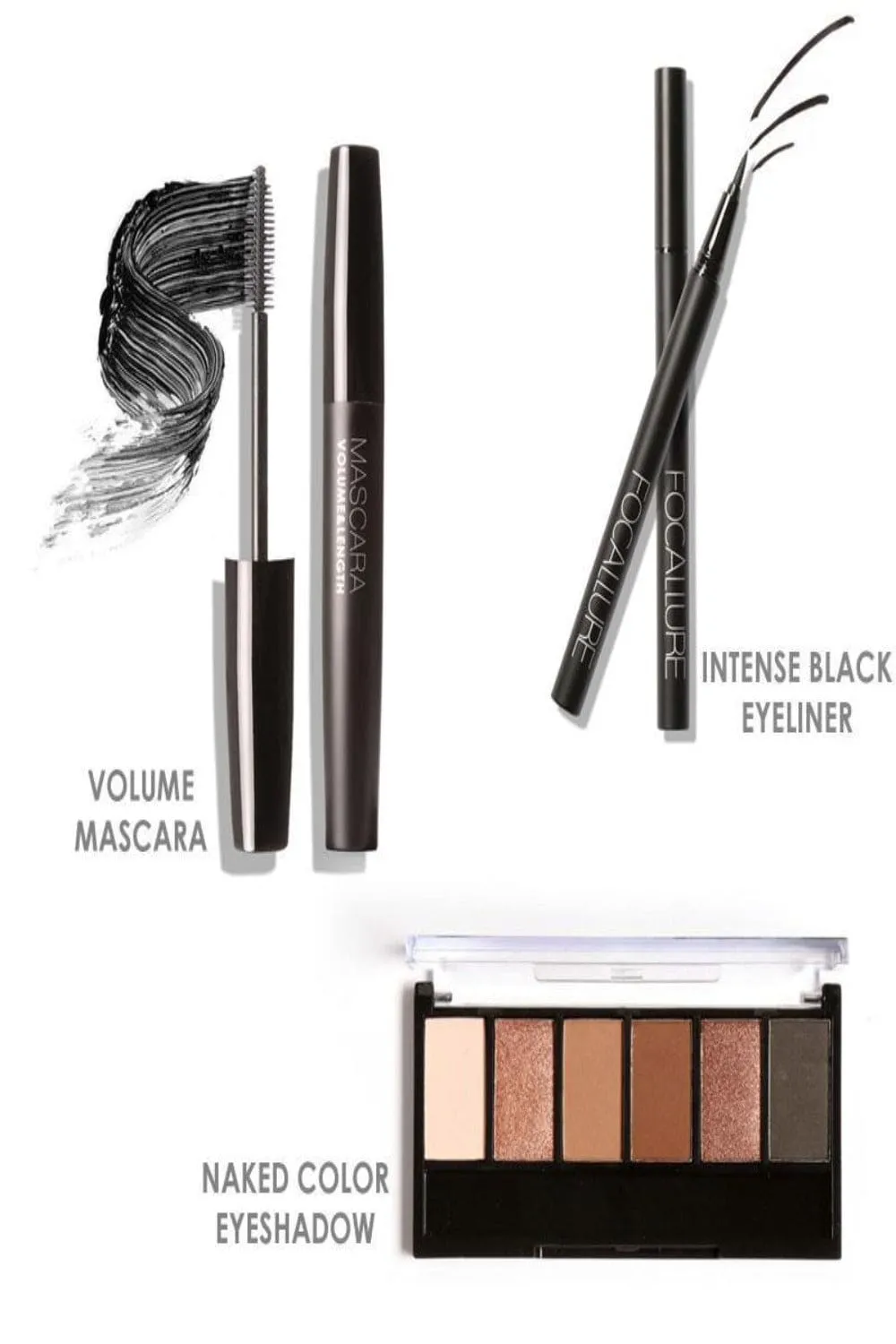 8 Pcs Cosmetic Set With Makeup Bag
