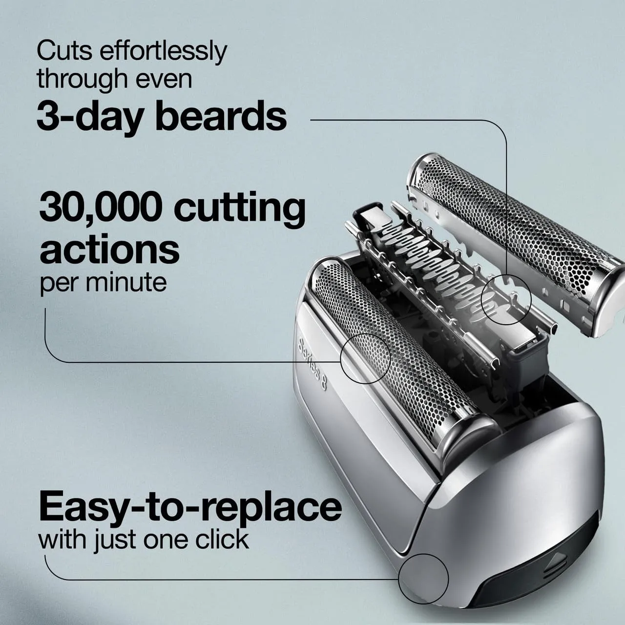 83M Series 8 Replacement Foil and Cutter Cassette