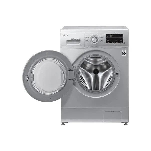 8Kg Front Loader Washing Machine - Luxury Silver
