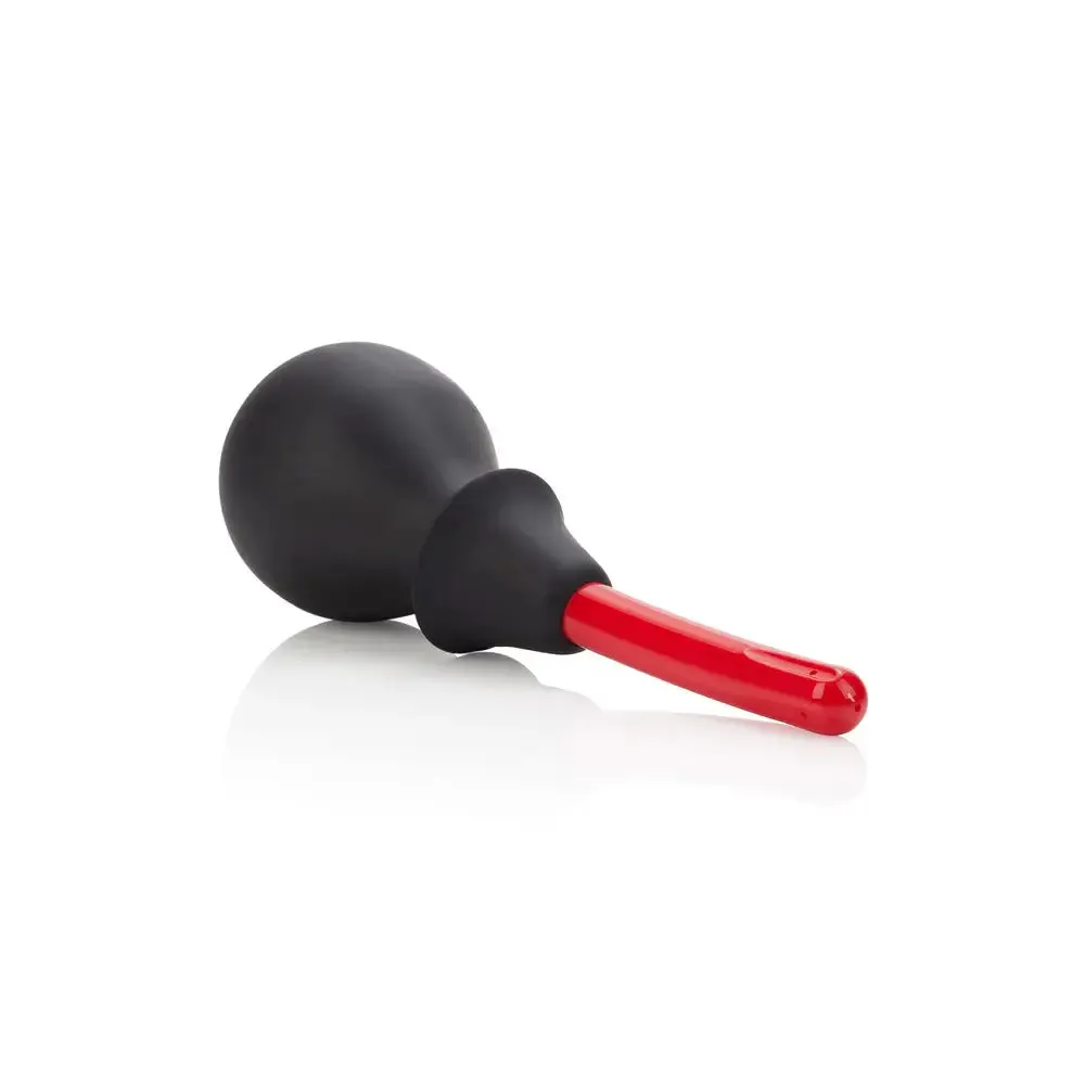 9-inch California Exotic Black Ultra Anal Douche with Bulb