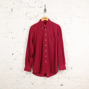 90s Cord Shirt - Burgundy - XL
