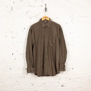 90s Corduroy Shirt - Brown - XL