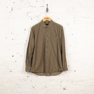 90s Corduroy Shirt - Green - L