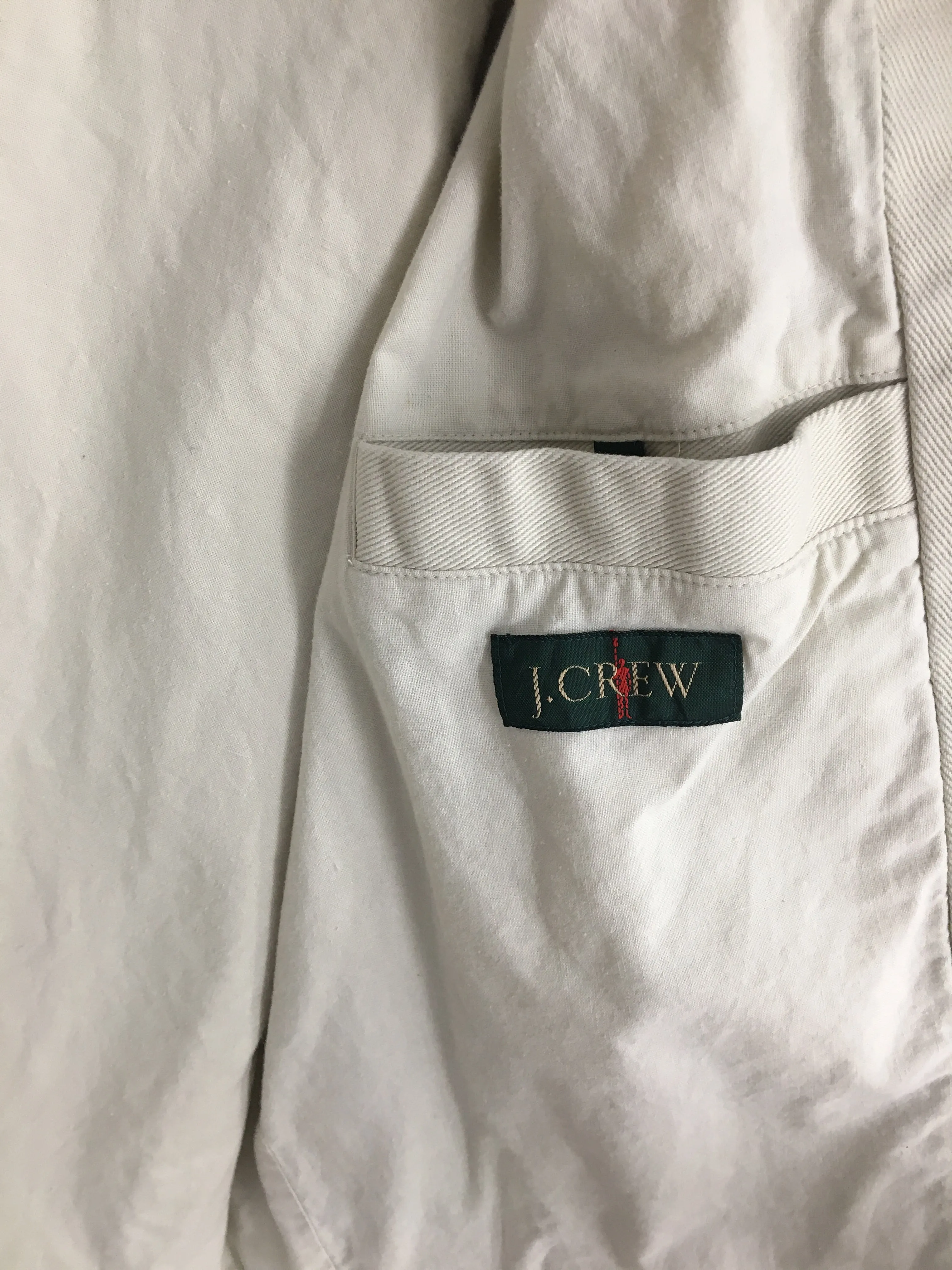 90's J.CREW COTTON JACKET / EXTRA LARGE