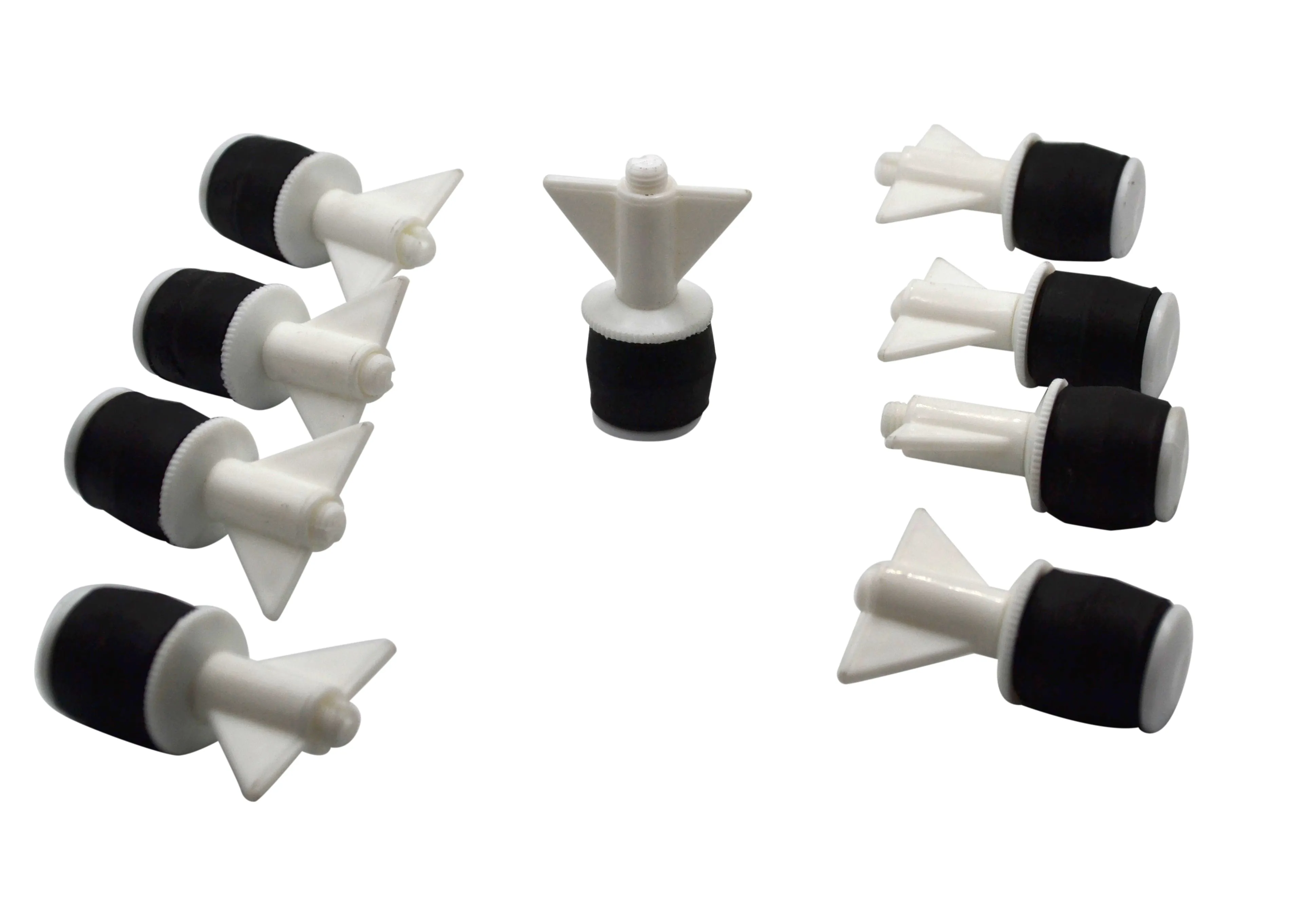 9x Nylon Mechanical Pipe Test Plug Bung No Bypass 21mm to 34mm