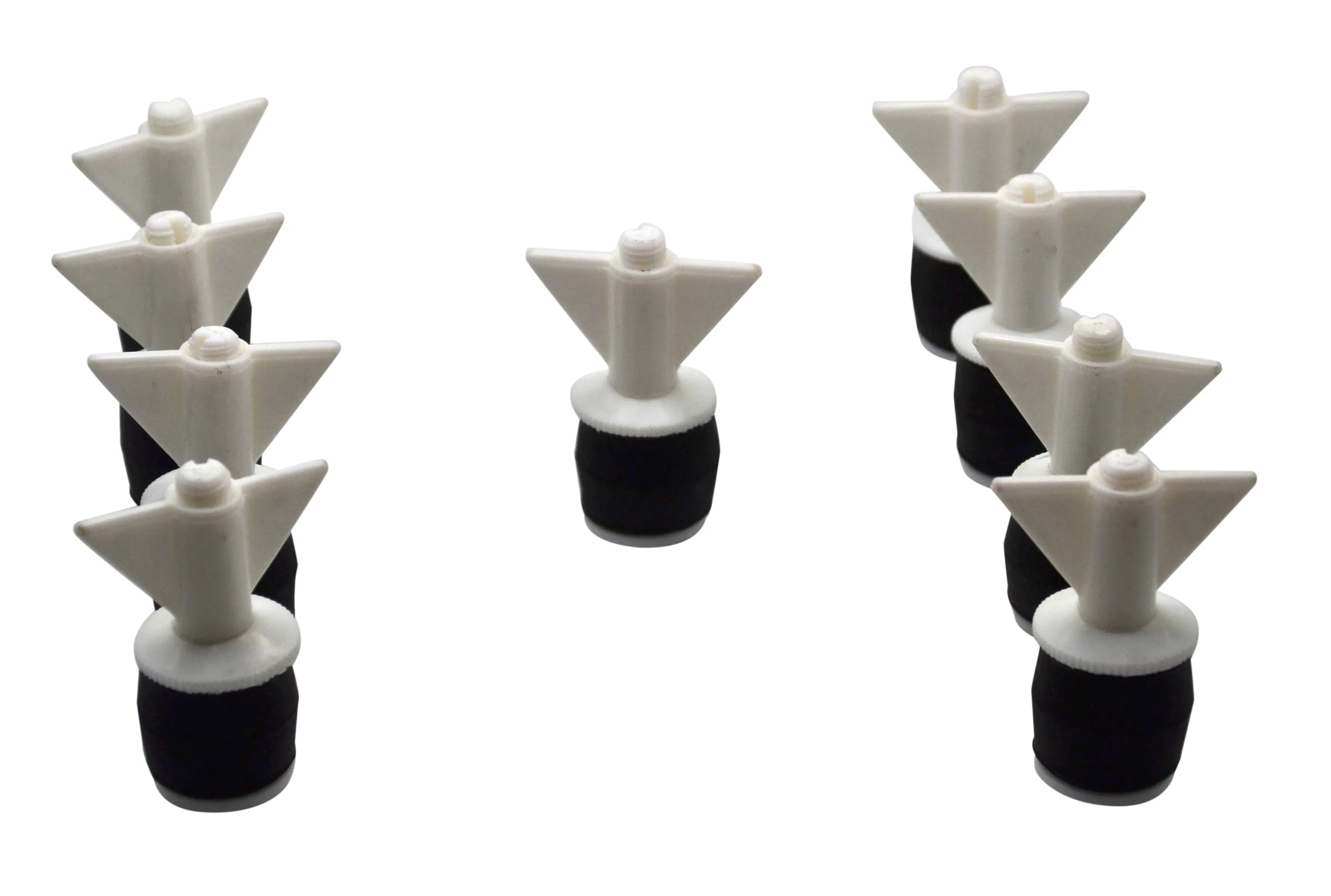 9x Nylon Mechanical Pipe Test Plug Bung No Bypass 21mm to 34mm