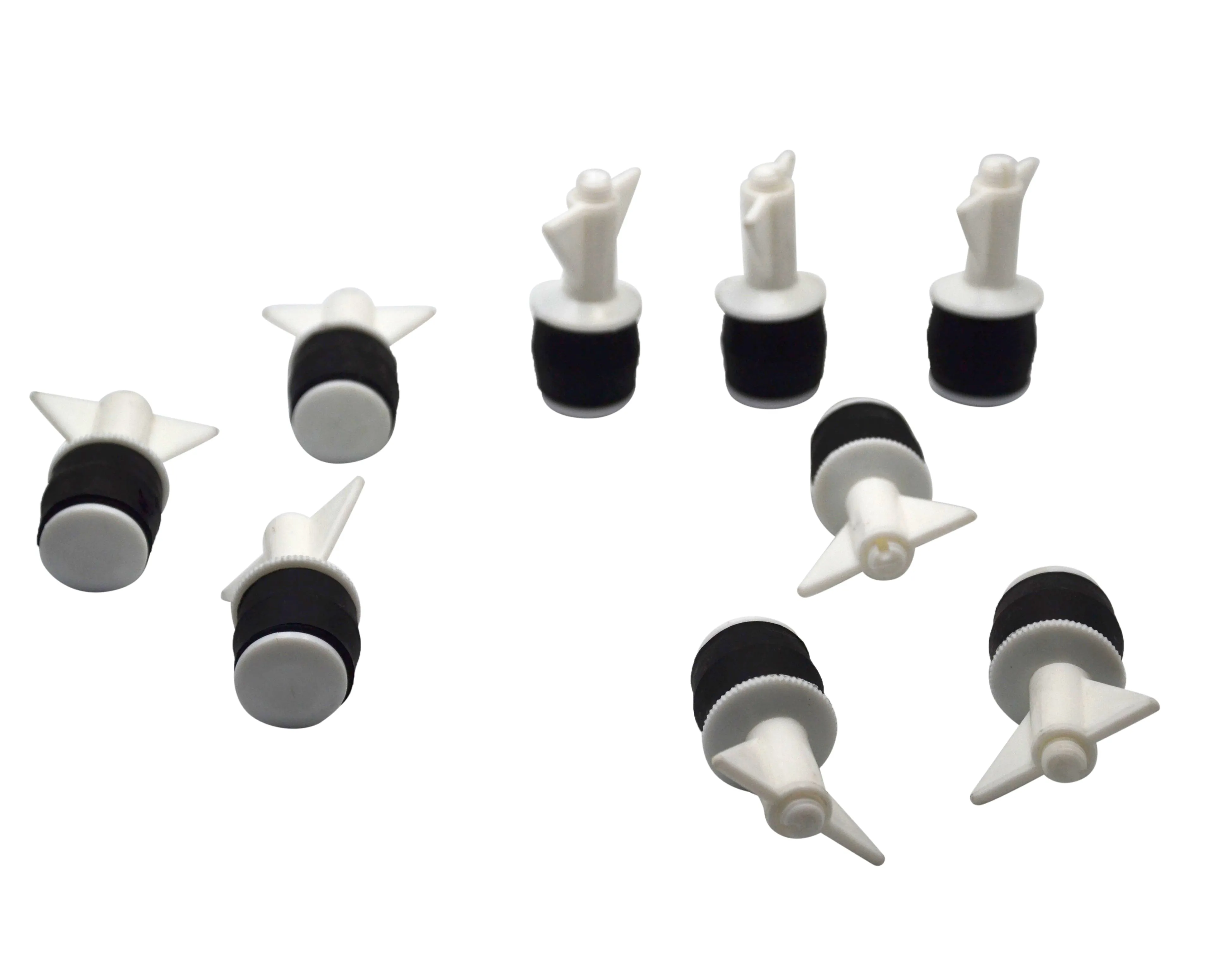 9x Nylon Mechanical Pipe Test Plug Bung No Bypass 21mm to 34mm