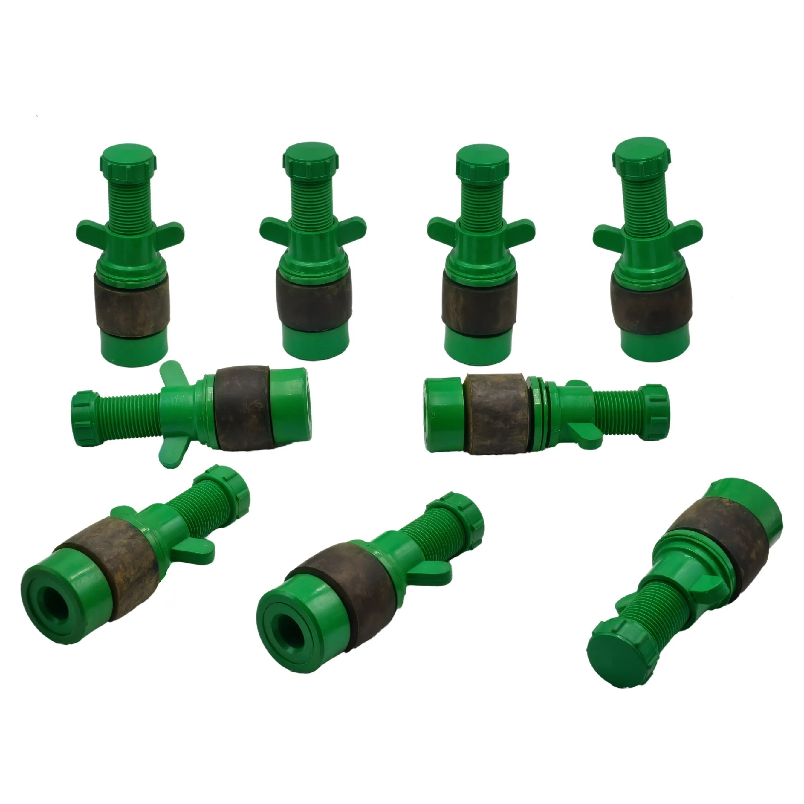 9x Nylon Mechanical Pipe Test Plug Bung with 13mm Bypass 38mm to 44mm