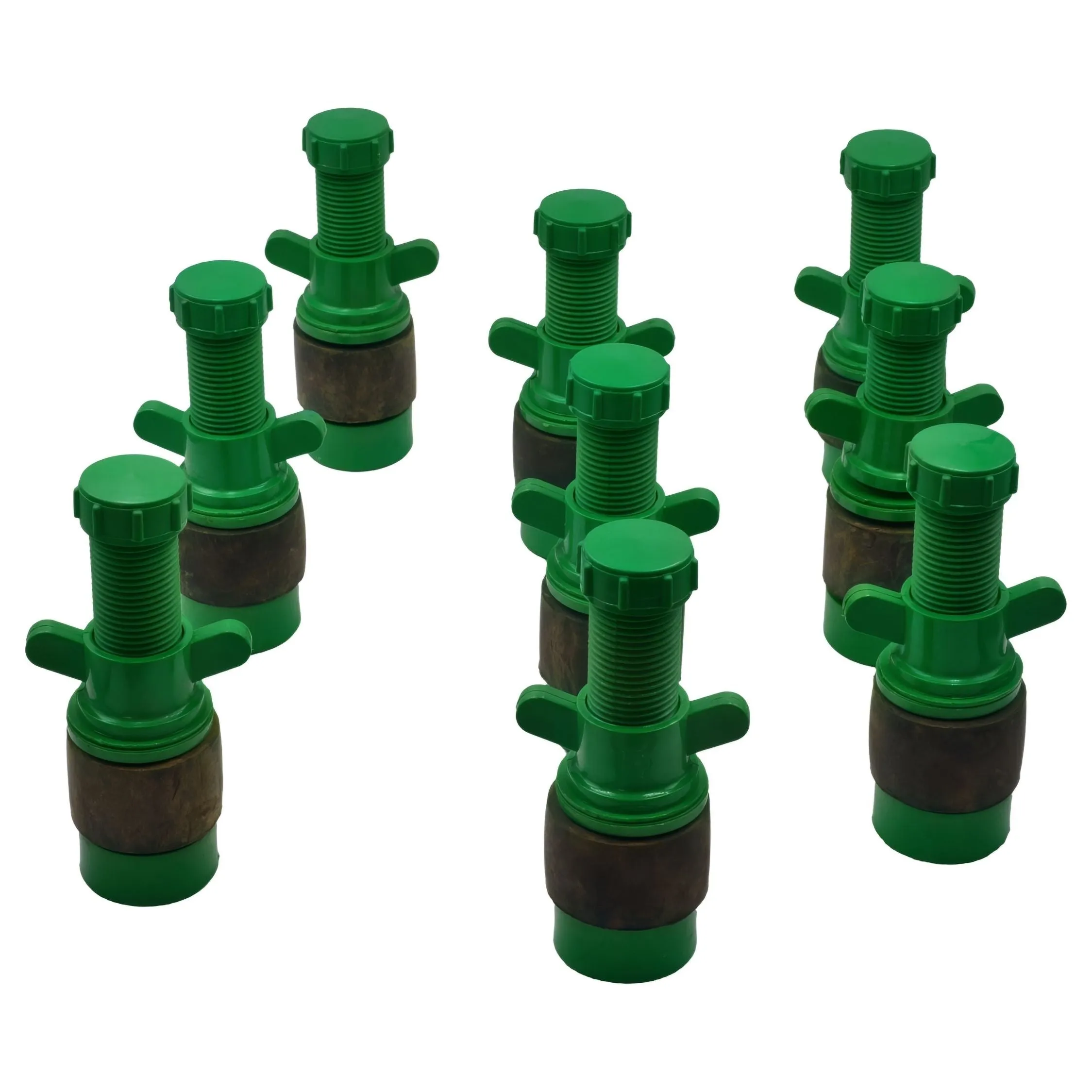 9x Nylon Mechanical Pipe Test Plug Bung with 13mm Bypass 38mm to 44mm