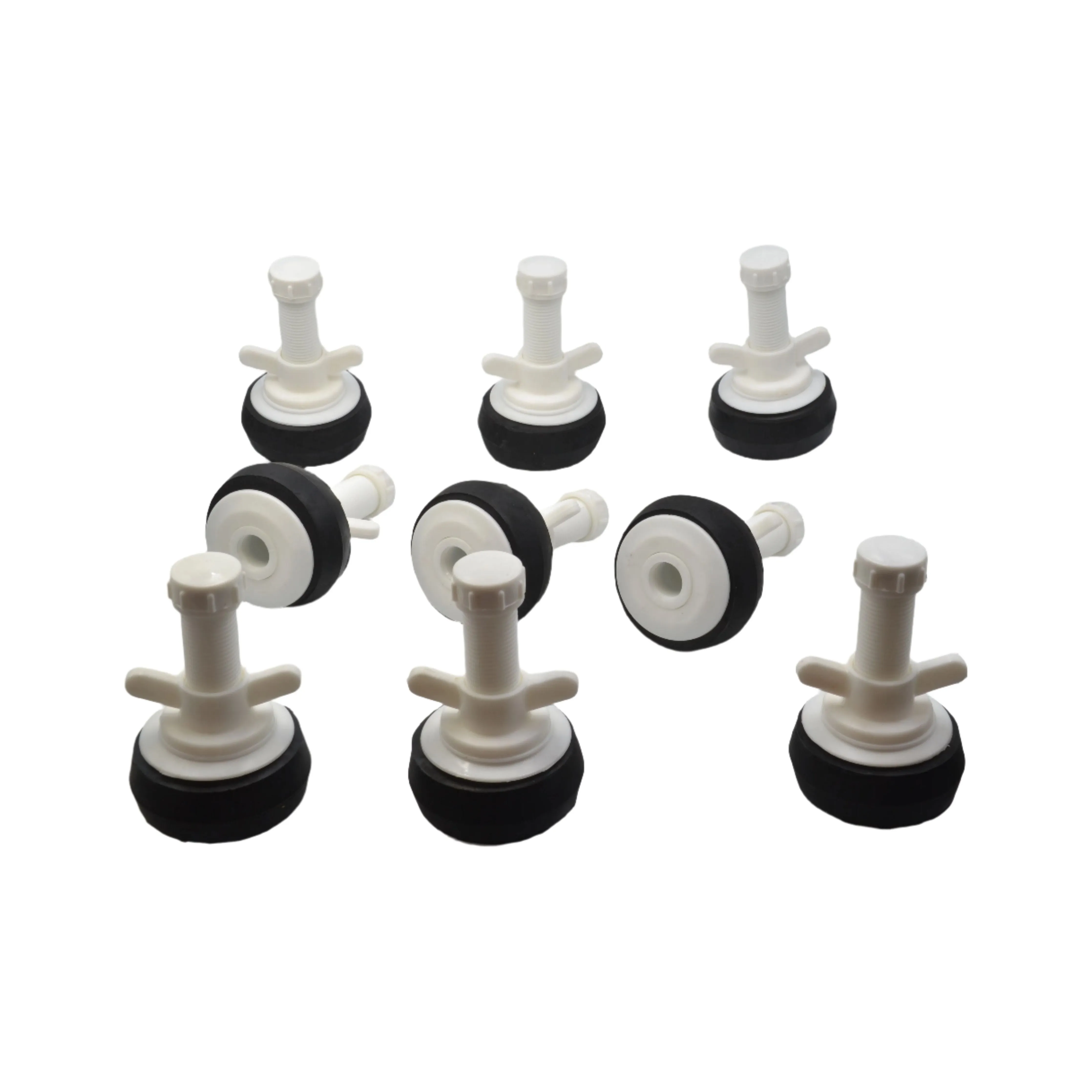9x Nylon Mechanical Pipe Test Plug Bung with 13mm Bypass 63mm to 76mm