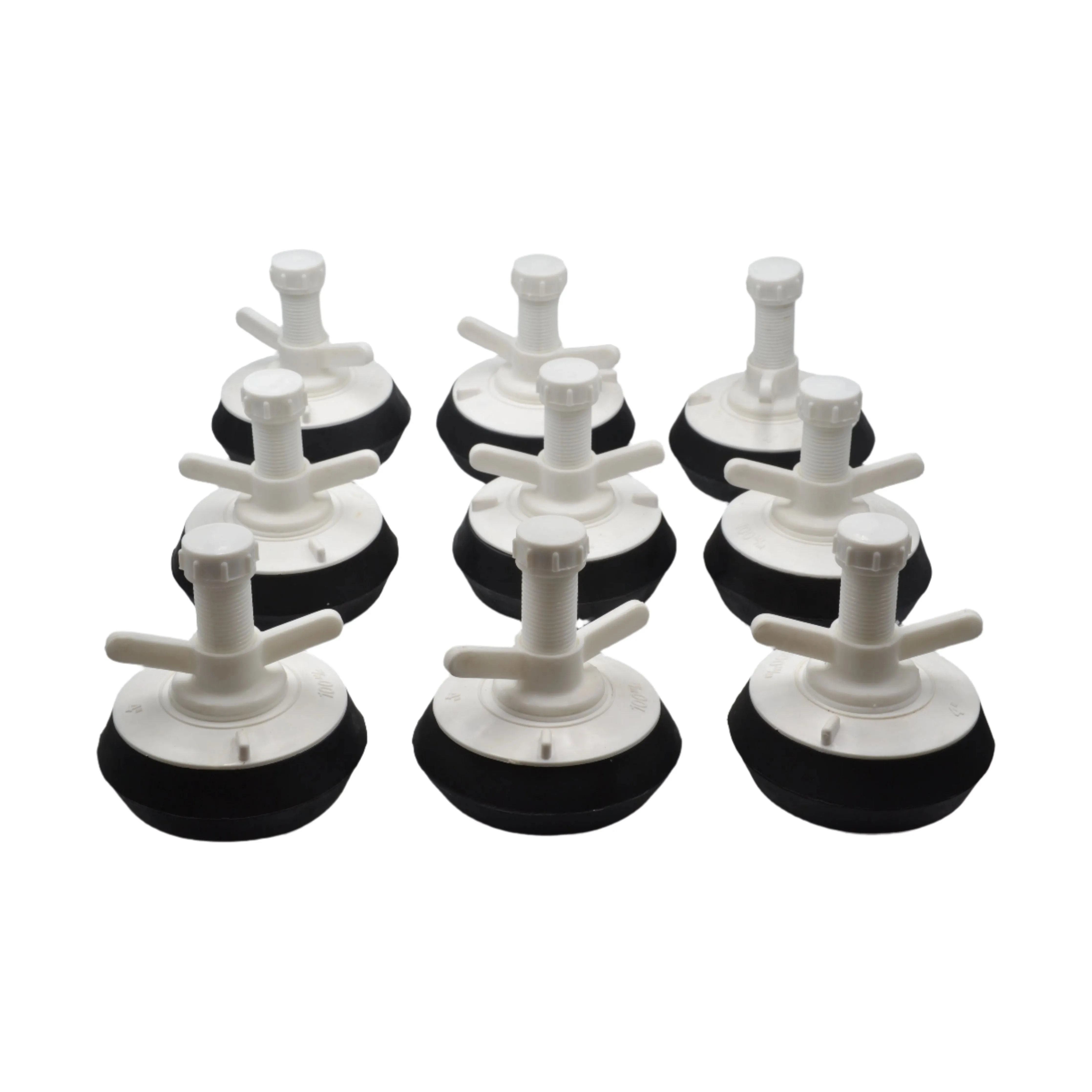 9x Nylon Mechanical Pipe Test Plug Bung with 13mm Bypass 92mm to 105mm