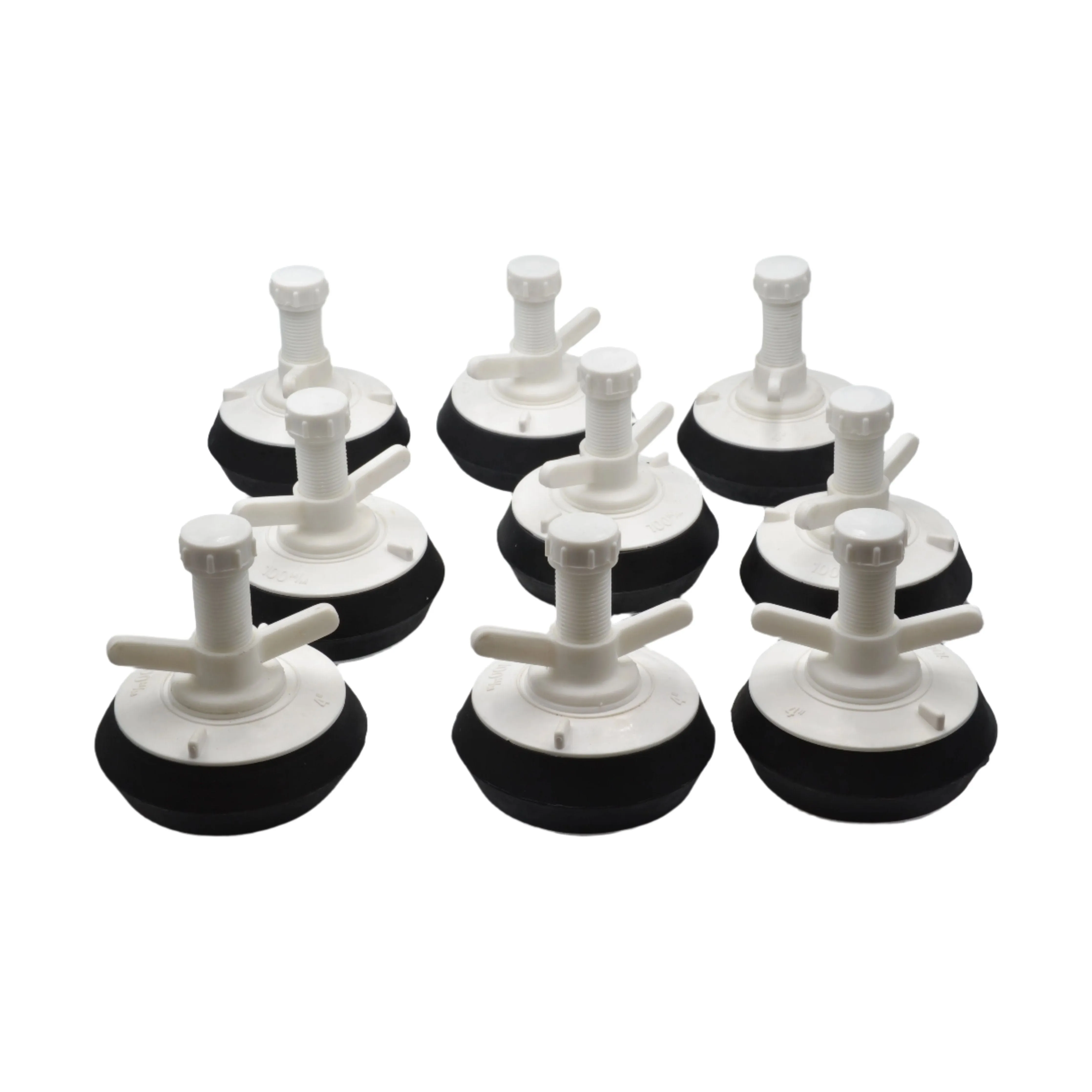 9x Nylon Mechanical Pipe Test Plug Bung with 13mm Bypass 92mm to 105mm