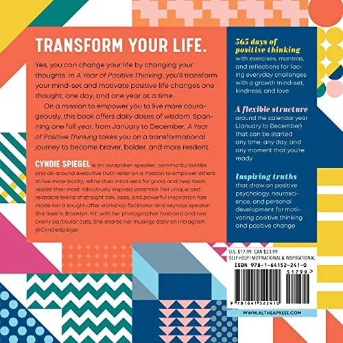 A Year of Positive Thinking: Daily Inspiration, Wisdom, and Courage