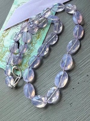 AAA Lavender Quartz Nugget Necklace