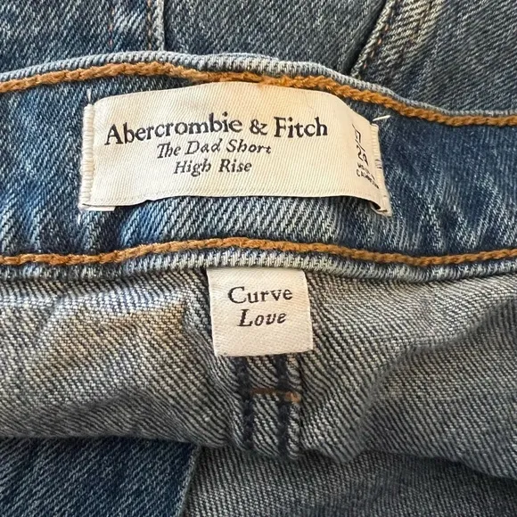 Abercrombie &amp; Fitch The Dad Shorts High Rise Size 37/24