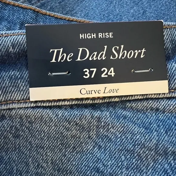 Abercrombie &amp; Fitch The Dad Shorts High Rise Size 37/24