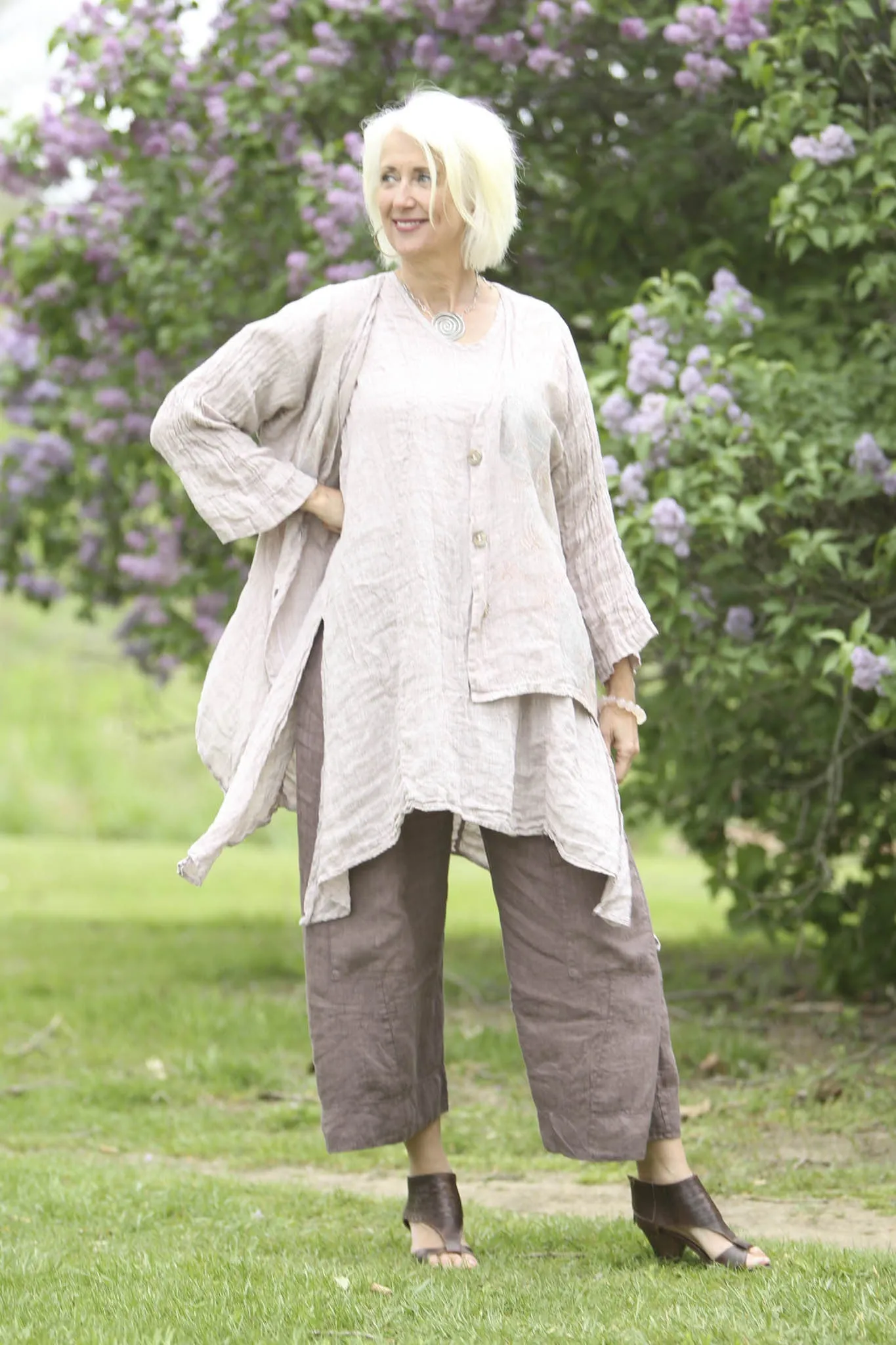 Abundance Cardi 5105D-P-Rose Quartz