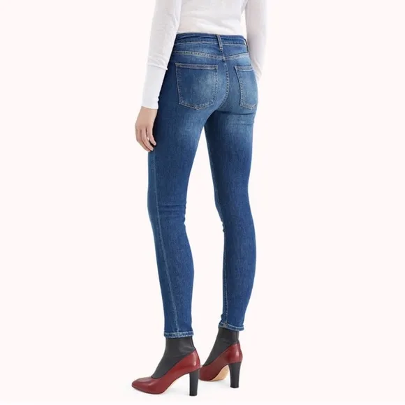 Acne Studios Skin 5 Used Blue Skinny Jeans 27 X 32