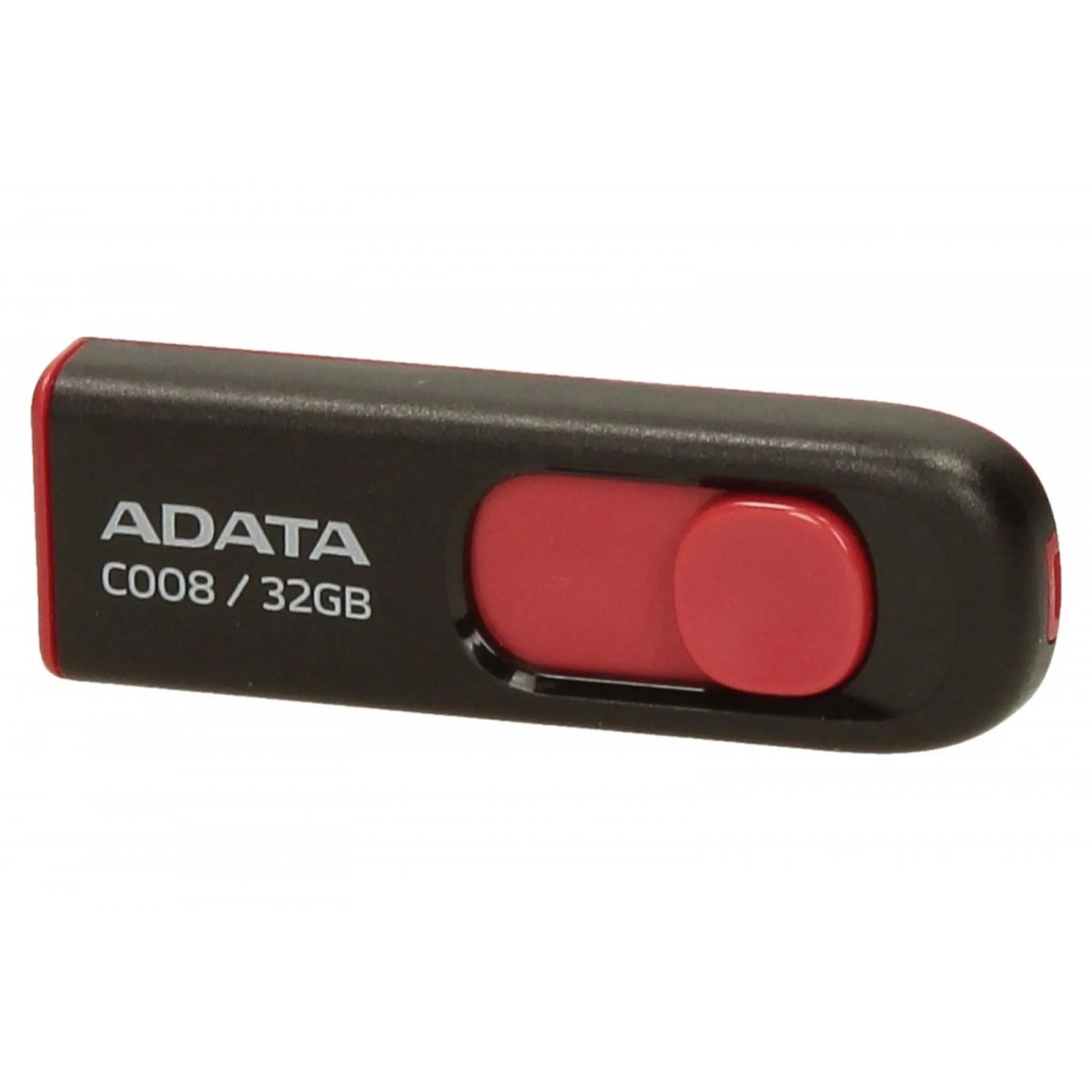 ADATA C008 32GB Retractable USB 2.0 Flash Drive - Black