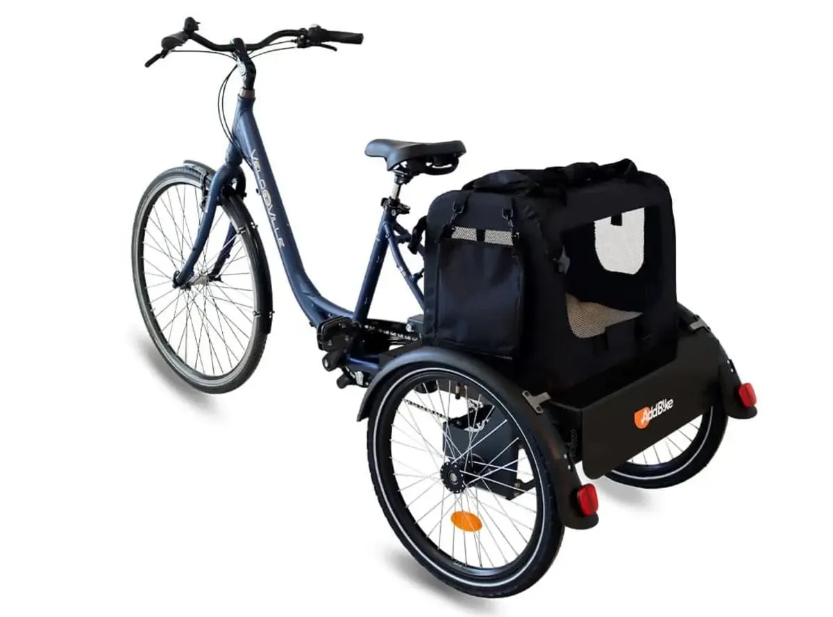 AddBike B-Back Box Pet | Tricycle Dog Bike Trailer