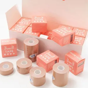 Adhesive Boob Tape Bra Set - Invisible Breast Lift Tape with Nipple Pasties