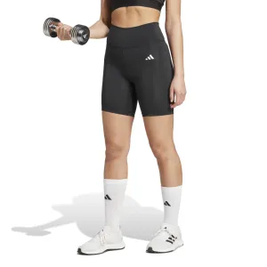 Adidas Womens Optime Essential Stash Pocket 7 Inch Short Leggings