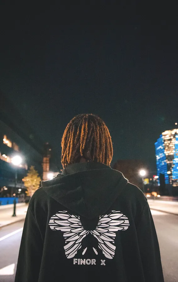 Africa Is Far: Organic Cotton Zip Up Hoodie