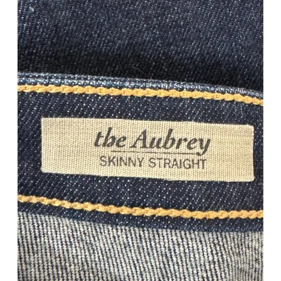 AG Adriano Goldschmied The Aubrey Skinny Straight Jeans Crest Blue Size 31R
