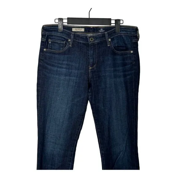 AG Adriano Goldschmied The Aubrey Skinny Straight Jeans Crest Blue Size 31R